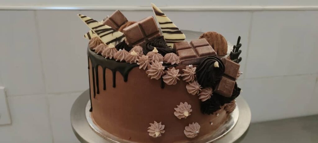 Celebrate with a delicious chocolate birthday cake from The Hut Hotel Bakery, Kigali's finest