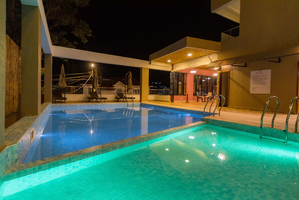 Pool at The hut Hotel in Kigali Rwanda