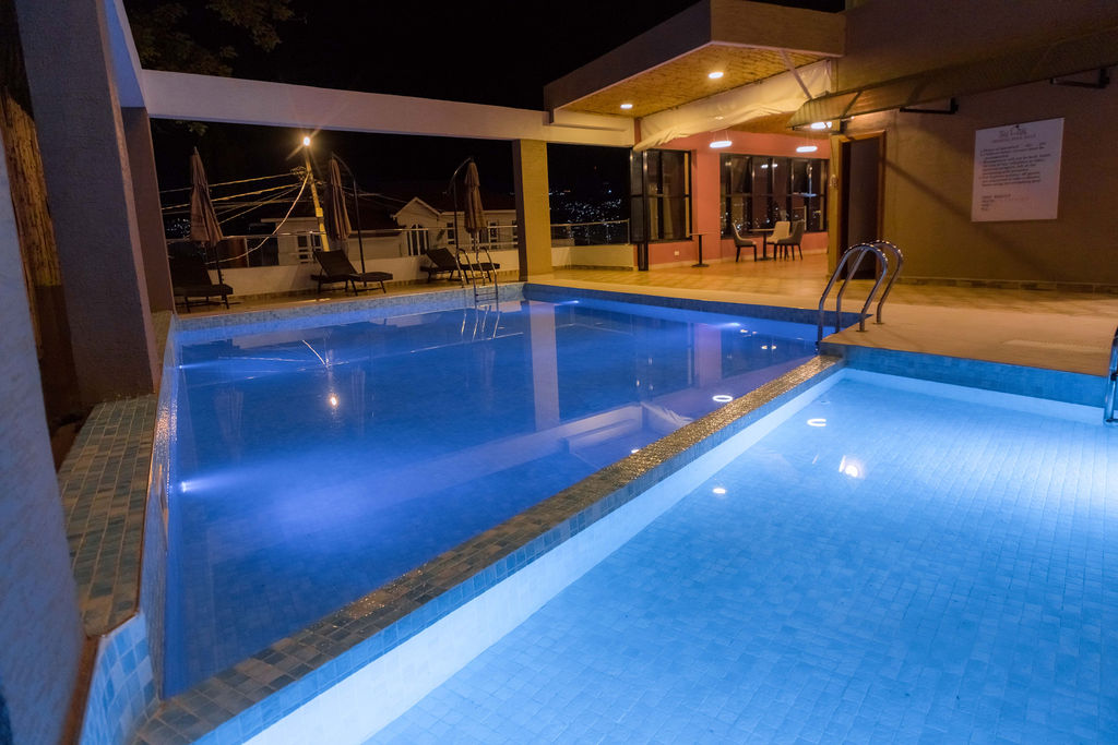 Swimming pool in Rwanda kigali at The Hut Restaurant &  Boutique Hotel