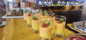 Mousse cups at the hut bakery in rwanda