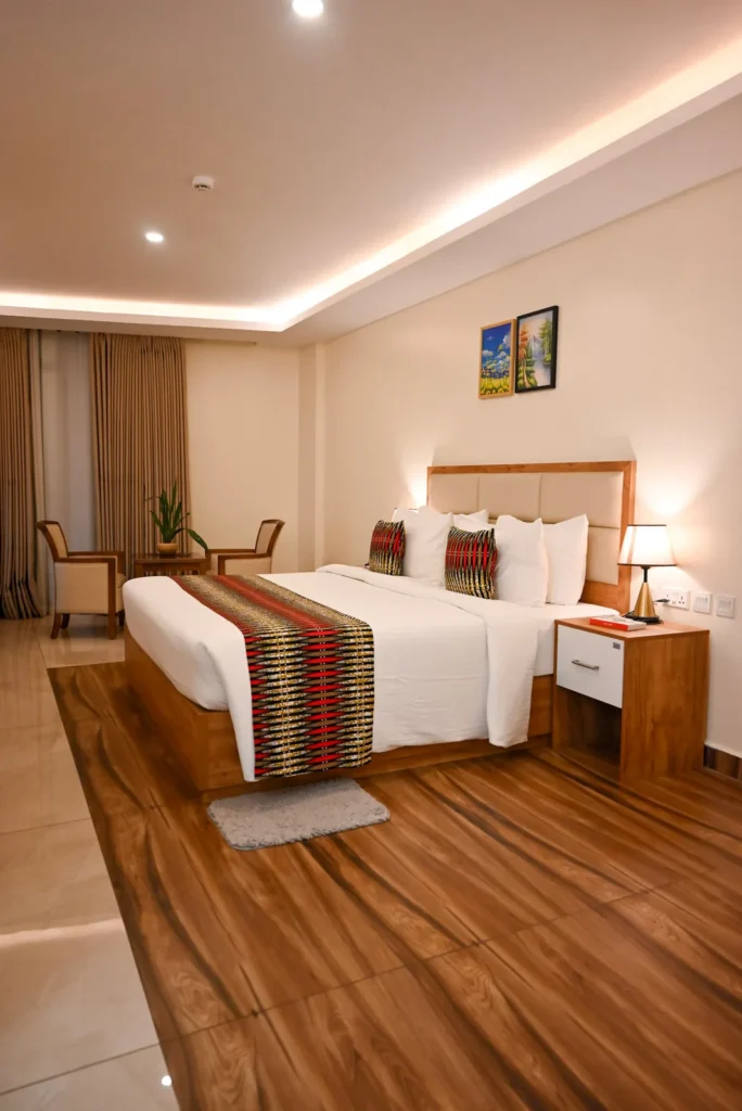 Suite at The Hut Hotel, Kigali